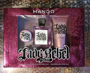 ESTUCHE LADY REBEL  MANGO, EAU DE TOILETTE 100 ml + LOCIÓN+ VASELINA. - Imagen 1 de 4