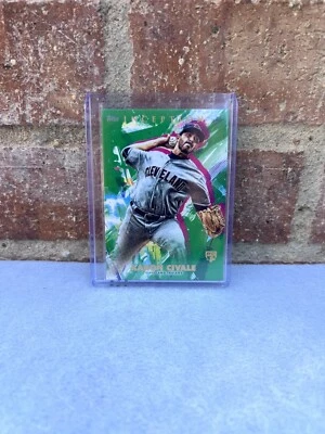 2020 Topps Inception Green #20 Aaron Civale RC - Image 1 of 2