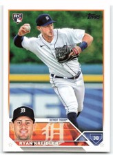 2023 Topps Series 2 Ryan Kreidler #356 Detroit Tigers Rookie Card