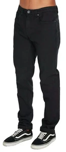 Billabong Outsider - Black Tapered Leg Stretch Jeans, Size 34. NWT. RRP $99.99. - Picture 1 of 4