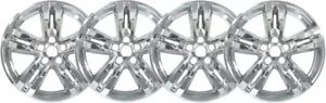 4 fit Ford Explorer XLT 2020-24 Chrome 18" Wheel Skins Full Rim Covers Hub Caps - Picture 1 of 3