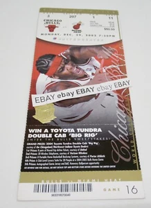 Chicago BULLS vs Miami HEAT DEC 29, 2003 United Center NBA Basketball-Ticket - Bild 1 von 2