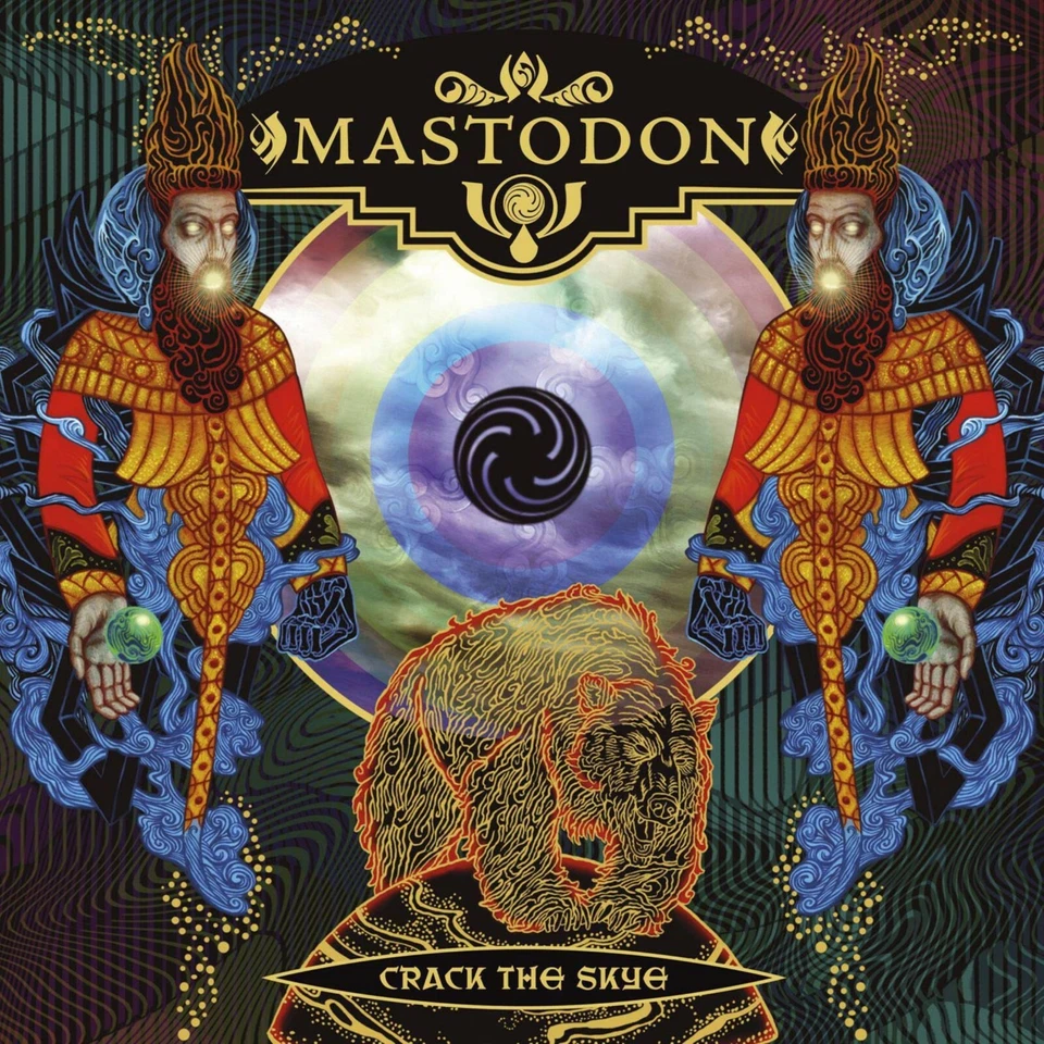 MASTODON Crack the Skye BANNER HUGE 4X4 Ft Fabric Poster Tapestry Flag album art - Image 1 of 3