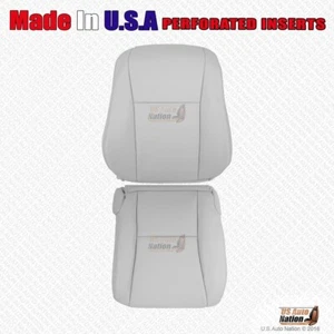 2007 2008 For Lexus LS460 LS600h Driver Bottom-Top Perforated Leather Cover Gray - Picture 1 of 5