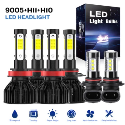 Faro antiniebla de haz alto bajo blanco de 4 lados para Ram 4000 2015 2016-2018 Foto 1 de 4