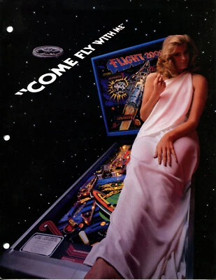 Flight 2000 Stern Pinball - Flyer / Brochure / Ad - Image 1 of 2