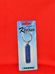 Michael Mike Keychain Keyring Personalized Name Monogram Blue Metal Dangle - Picture 1 of 3