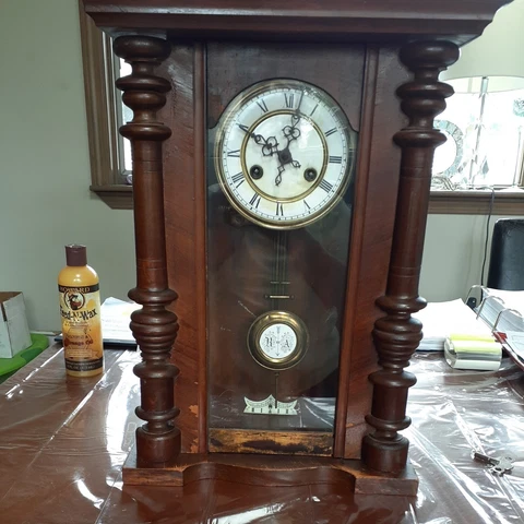 Antique wall clock, Germany Cover
