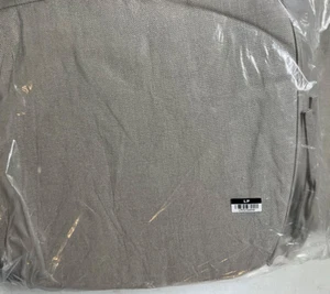 Pottery Barn SET OF 2 Belgian Linen Dining Cushions Light Gray Small - Picture 1 of 2