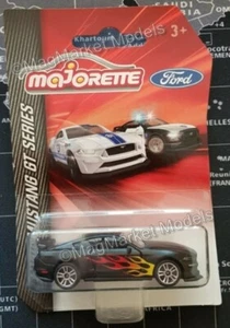 MAJORETTE · FORD MUSTANG GT SERIES · BLACK/FLAMES · BRAND NEW IN SEALED PACK - Picture 1 of 3