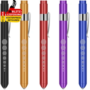 5 Pcs Diagnostikleuchte Pupillenleuchte Medizinische Penlight Wiederverwendbare - Bild 1 von 15