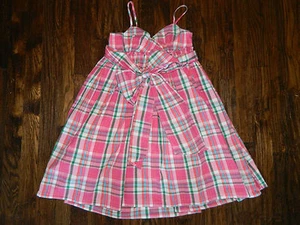 Girl's Ralph Lauren Pink & Green Plaid Top Size 5 - Picture 1 of 1
