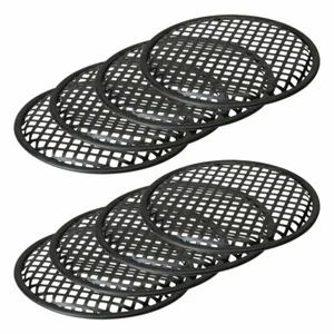 8 Inch Sub Woofer Metal Waffle Grills Universal Speaker Cover Guard (4 Pairs) - Picture 1 of 7