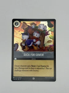 Disney Lorcana Shimmering Skies Pato ¡Para Cubierta! Lámina fría 198/204 - Imagen 1 de 2