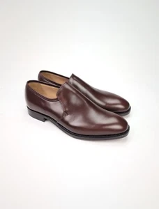 NEW ALFRED SARGENT Men's Sz US 10D UK 9D KENNEDY Brown Leather Slip On Loafer - Picture 1 of 10