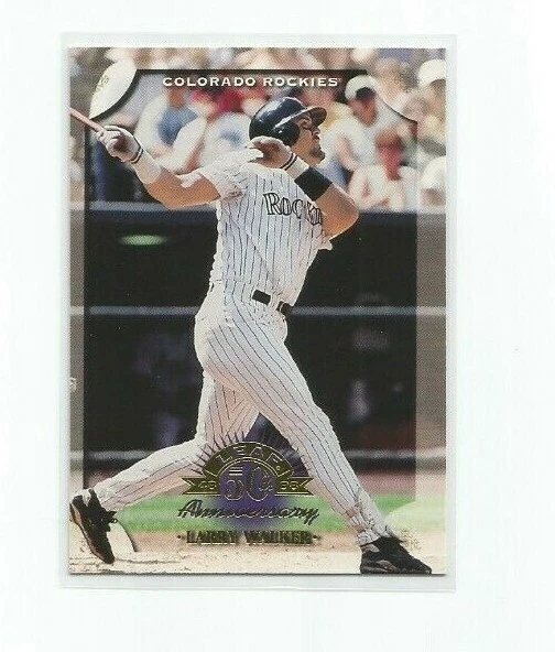 LARRY WALKER (Colorado Rockies) 1998 LEAF 50th ANNIVERSARY CARD #114 - Image 1 of 1