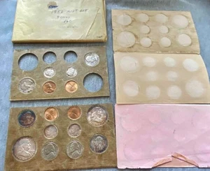 Juego de 16 monedas sin circular 1956 de la Casa de la Moneda Doble de Estados Unidos Filadelfia y Denver - Imagen 1 de 1