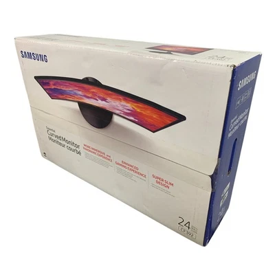 Samsung 24" Inch 1080p Curved LED Monitor, CF392 - Image 1 of 3