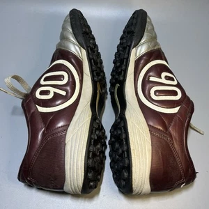 Nike Total 90 III TF Silver/Maroon vintage cleats mens US 8 - Picture 1 of 13