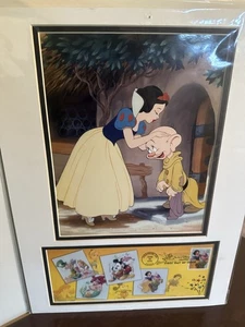 Estampilla de celebración de Disney 2005 foto/portada primer día de emisión Blancanieves Dopey - Imagen 1 de 5