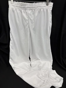 VKM Venus Erwachsene großer Kordelzug elastisch Abfall weiß Polyester Baseball Hose L - Bild 1 von 4