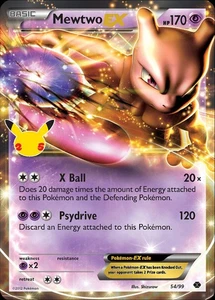 Mewtwo EX (54/99) [Celebrations: 25th Anniversary - Classic Collection] - Picture 1 of 6