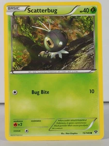 Scatterbug - POKEMON - XY Base 15/146 - Non Holo - NM -A - Foto 1 di 5