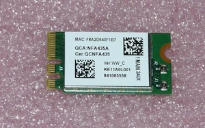 Qualcomm Atheros QCNFA435 WiFi 802.11ac WLAN M2 do Acer Aspire A517-51 A517-51G - Zdjęcie 1 z 3