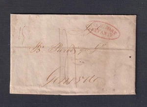 EGIPTO 1836 ’VIA DI MARE LEVANTE’ SIN SELLO FL LIVORNO A GENOVA - Imagen 1 de 2