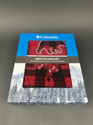 Conjunto de pijama Columbia Bear para hombre caja de regalo rojo/negro talla pequeña Foto 1 de 4