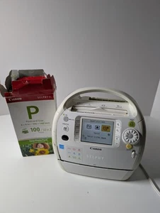 Canon SELPHY ES30 Used Digital Photo Printer With E-P100/Ink&Paper - Picture 1 of 8