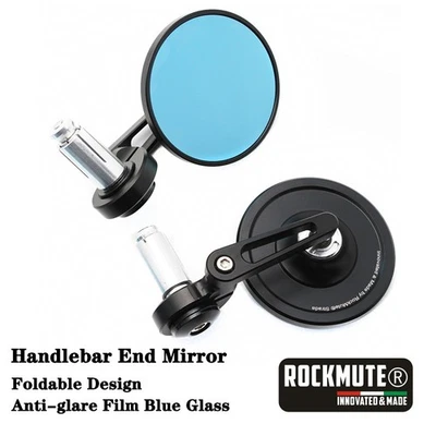 Handlebar Convex Rear View Mirror Bar End For Z400 Z800 Z750/R Z125 PRO Z250 - Image 1 of 4