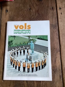 1970 Florida VS Tennessee Football Programm - Bild 1 von 2