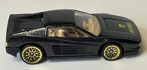 1986 Hot Wheels Ferrari Testarossa | Black Metal Flake - Bild 1 von 7