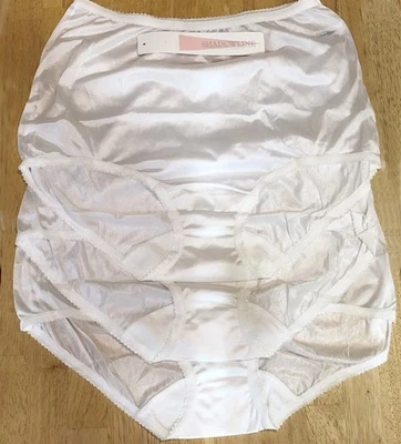 Calzoncillos braguitas de nailon sedoso corte completo Shadowline - 3 pares - grandes (7) Foto 1 de 4