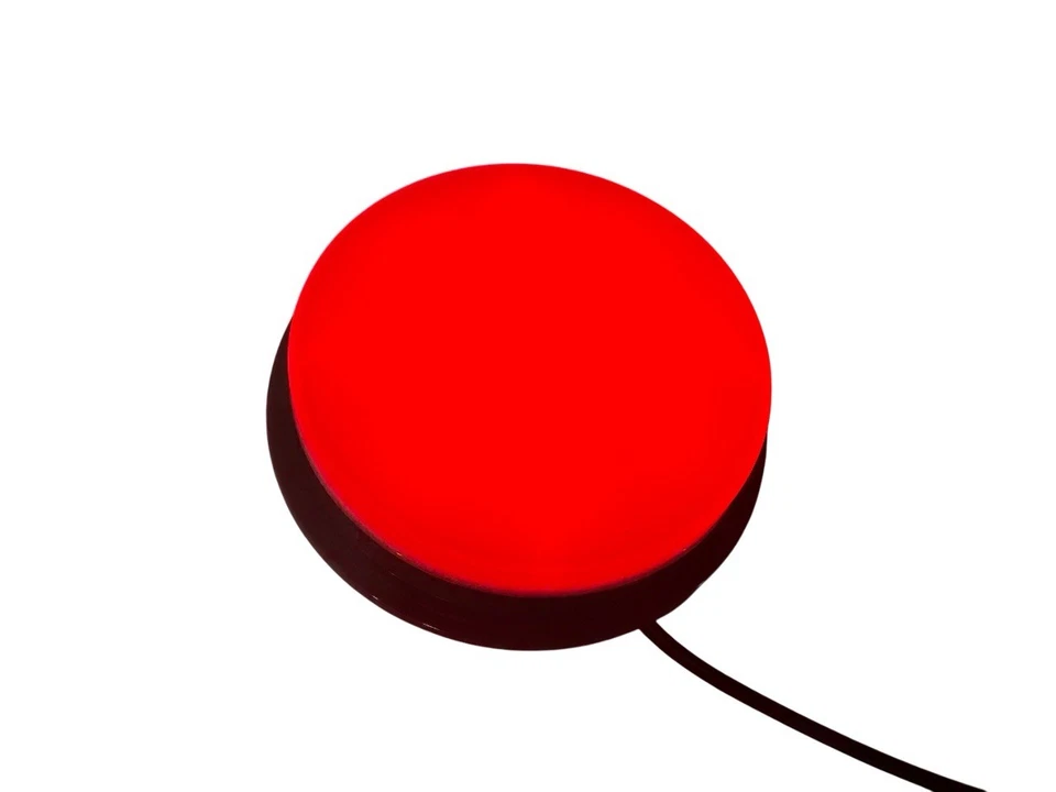 Двухцветный купольный полицейский фонарь Chevy Tahoe с монтажными винтами - Изображение 1 из 4