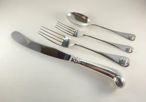 Stieff Williamsburg conchiglia argento sterling 4 pezzi impostazione posto - senza monogramma - Foto 1 di 4