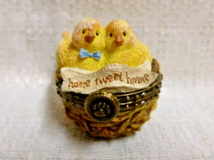 Scatola del tesoro Boyds Bear Nestling's Home Tweet Nider Home McNibble 1E 4019383 - Foto 1 di 3