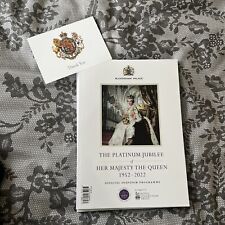 Platinum Jubilee Programme The Queen Official Buckingham Palace Souvenir 2022