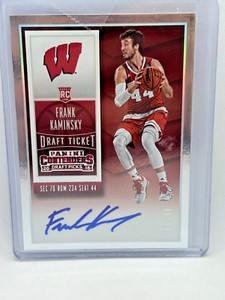2015-16 Contenders Draft Picks Frank Kaminsky #116 Draft Ticket Autograph /99 RC