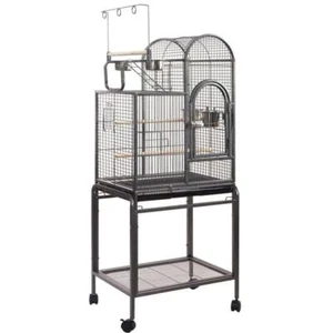 YES4PETS Large Bird Budgie Cage Parrot Aviary Carrier With Stand & Wheel - Picture 1 of 5