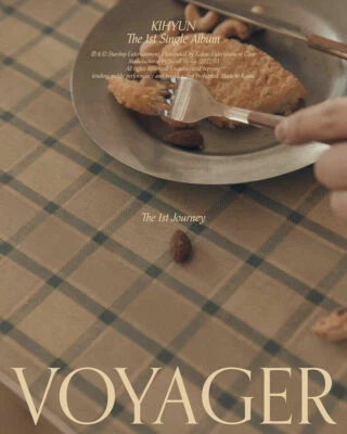 MONSTA X KIHYUN [VOYAGER] 1st Single Album JOURNEY CD+Buch+4Karte+Sticker+Mark - Bild 1 von 4