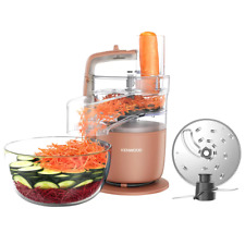Kenwood® MultiPro Go Food Processor Clay Red 1.3L Knead Chop Slicer FDP22130RD