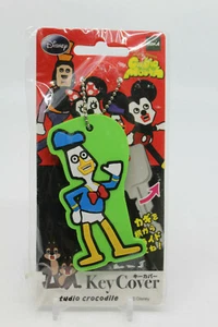 Disney Studio Crocodile Cubic Mouth Donald Key Cover Chain Green Japan Rare - Picture 1 of 12