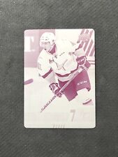 2017-18 UPPER DECK CHL ADAM CHEEZO PRE-ROOKIE MAGENTA PRINTING PLATE #ed 1/1