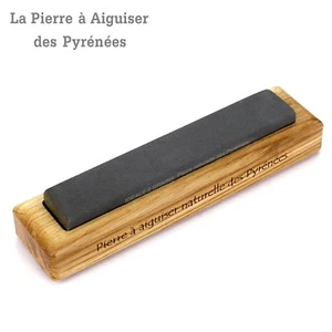 Messer Schleifstein Pyrenäen mit 2 Körnungen Abziehstein Wasserstein Schärfstein - Bild 1 von 5