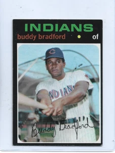 Buddy Bradford - Cleveland Indians - 1971 Topps Baseballkarte SEMI-HIGH #552 - Bild 1 von 2