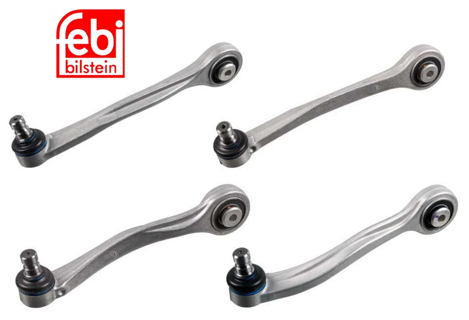 Juego de brazo de control superior delantero Lt & Rt 4 piezas OE Febi para Audi A8 Quattro S8 Foto 1 de 1