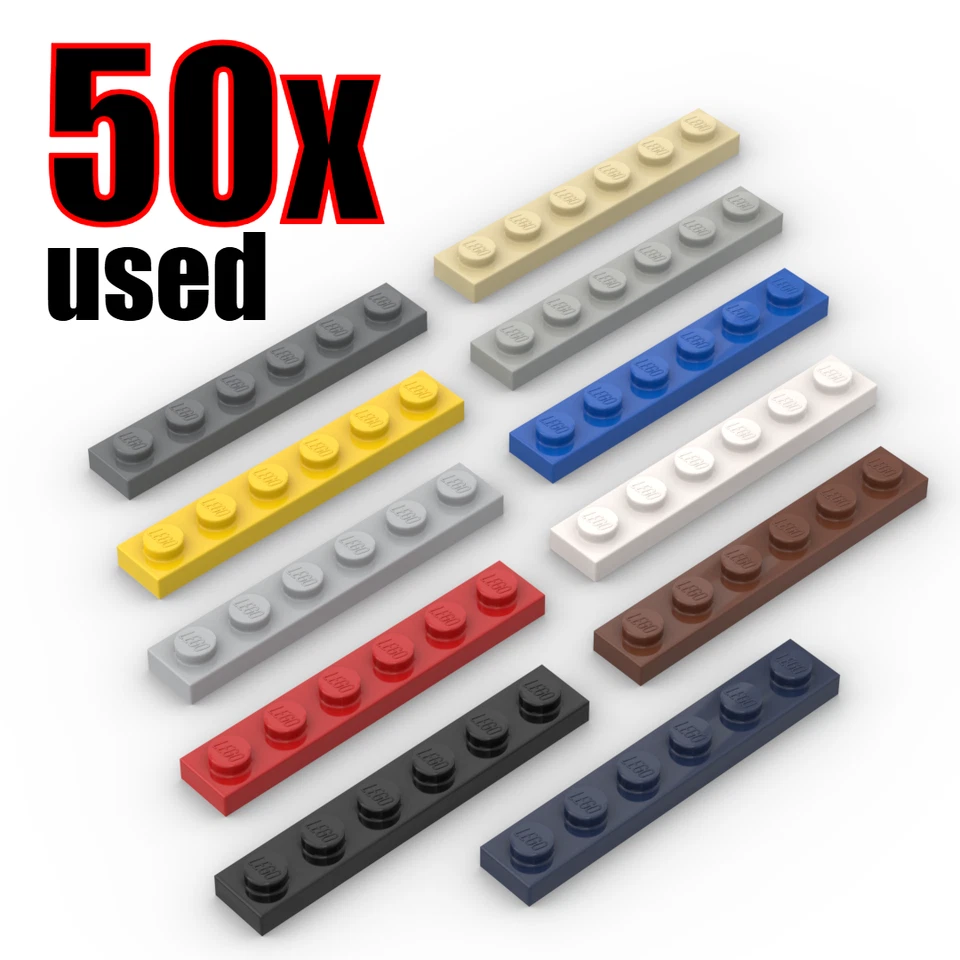 50x LEGO® Part 3666 - Plate 1 x 6 | Flachstein Platte | Farbe wählen | Used - Bild 1 von 1