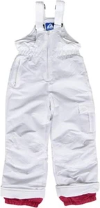 New Snow Country  Little Girls S M L 4 5 6 6X 7 Ski Bibs Pants 310 White - Picture 1 of 4